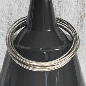 3/$40 Set of 9 8" Beautiful Metal Ring Bracelets Quality Costume Jewelry!!